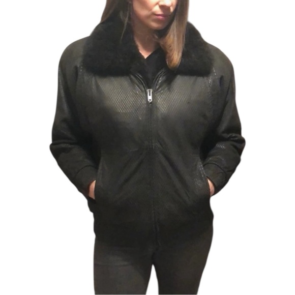 Andrew Marc versatile suede jacket & fur vest and Puffer coat + FREE GIFT - Picture 1 of 8